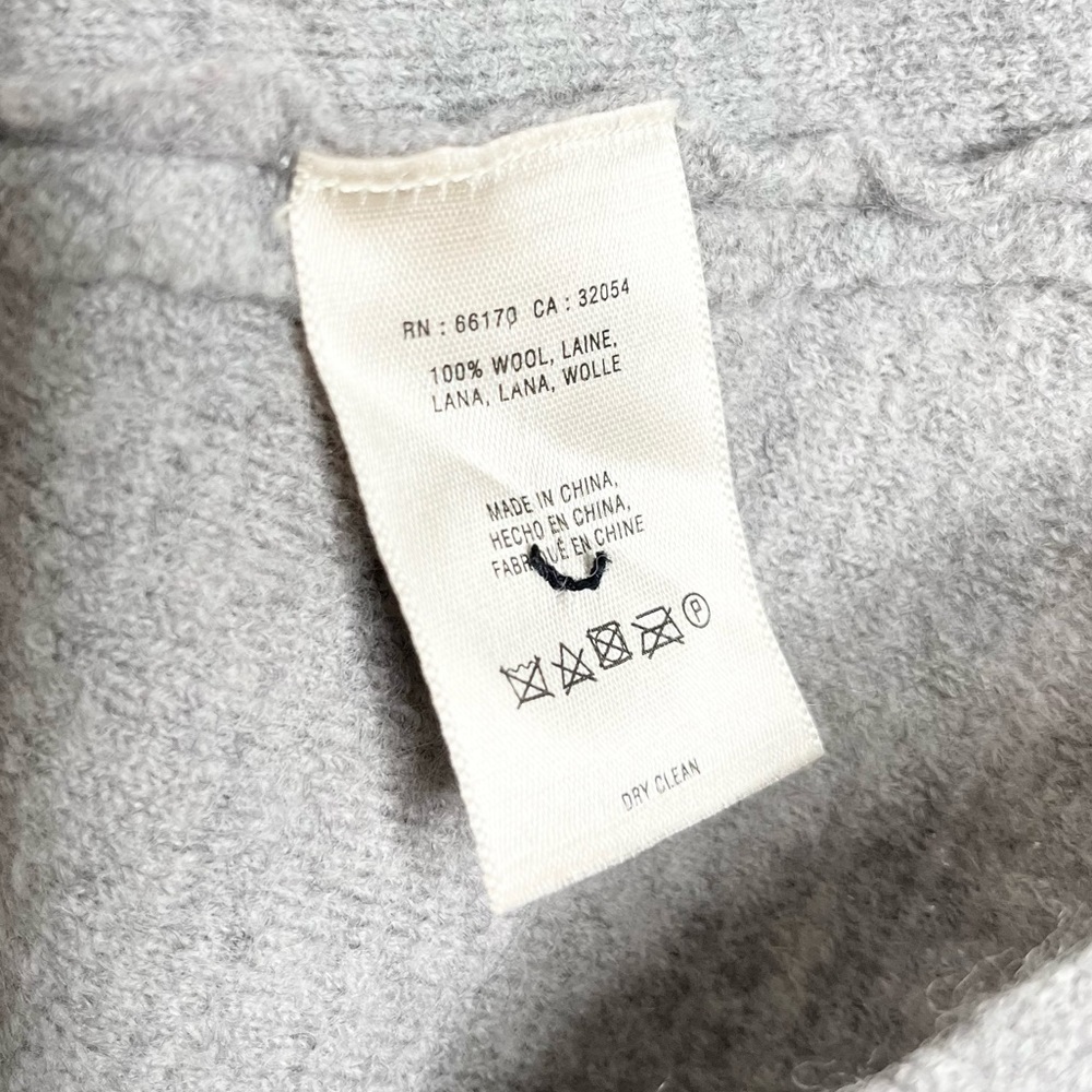 Anthropologie Rosie Neira Women’s 100% Wool Sweater Jacket in Grey Size Small - Picture 9 of 9